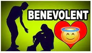 Benevolent  - Kind, helpful and generous.