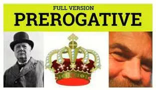 Prerogative  - A right or privilege exclusive to a particular individual or class.