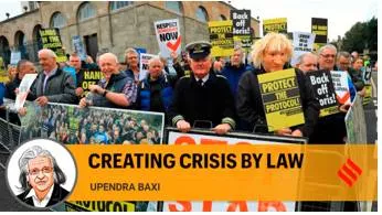 Uk government’s u turn on northern ireland protocol  the politics of creating crisis and treating catastrophe as ‘normal’