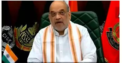 Swamy ramanujacharya  amit shah virtually unveils ‘statue of peace’ in srinagar