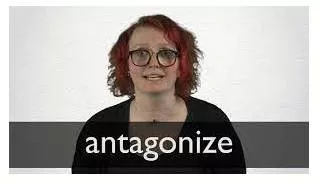 Antagonize  - To do something to make somebody angry with you.