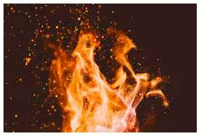 Ablaze meaning