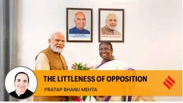 Pratap bhanu mehta writes  littleness of opposition makes the bjp look big
