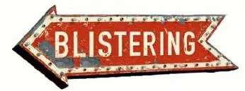Blistering  - Done very fast or with great energy.