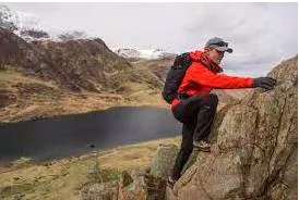 Scramble - To move quickly, especially with difficulty, using your hands to help you.