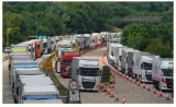 There is one man to blame for the lorries backed up in dover  boris johnson