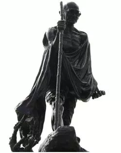 A growing disengagement with gandhi’s ideas
