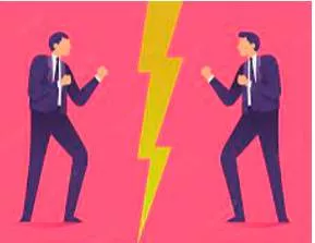 Conflict  - A situation in which people, groups or countries disagree strongly or are involved in a serious argument.