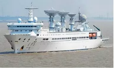 Navy monitoring chinese research vessel headed for sri lanka’s hambantota port