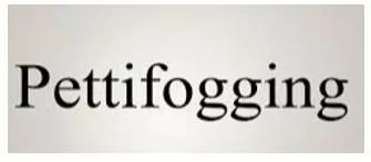 Pettifogging  - Connected with unimportant things.
