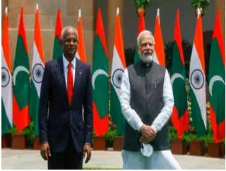 Modi calls for ramping up defence  security ties with maldives for peace