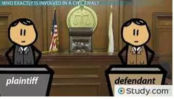 Plaintiff  - A person who makes a formal complaint against somebody in court.