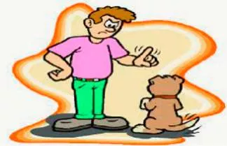 Admonish  - To tell somebody strongly and clearly that you do not approve of something that they have done.