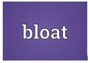 Bloated meaning