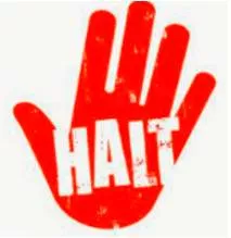 Halt meaning