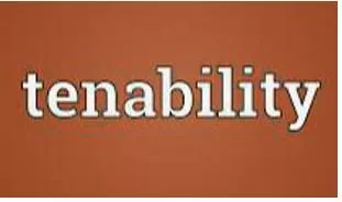 Tenability - The quality of being plausible or acceptable to a reasonable person.