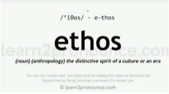 Ethos meaning