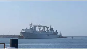 Chinese research ship docks at sri lanka’s hambantota port  says official