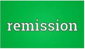 Remission  - A Period during which a serious illness improves for a time and the patient seems to get better.