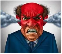 Wrath  - Extreme anger.