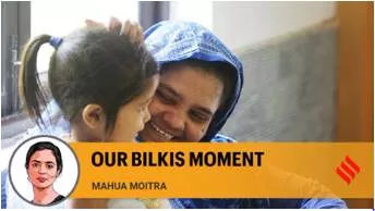 Mahua moitra writes  our bilkis moment