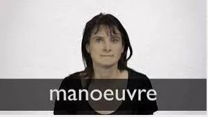 Maneuvers meaning