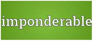 Imponderable meaning