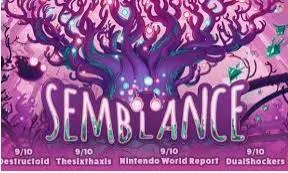 Semblance  - a situation in which something seems to exist although this may not, in fact, be the case