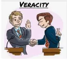Veracity  - the quality of being true