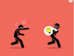 Infringing  - to break a law or rule.