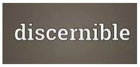 Discernible meaning