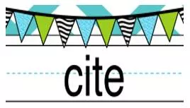 Cite meaning