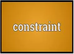 Constrained - Forced or with too much control