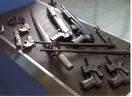 Arsenals - A collection of weapons such as guns and explosives