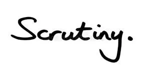 Scrutiny  - Careful and complete examination
