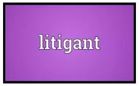 Litigants - a person who is making or defending a claim in court