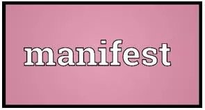 Manifesting meaning