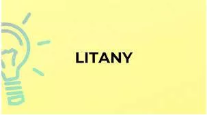Litany meaning
