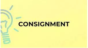 Consignment meaning