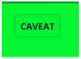 Caveat meaning