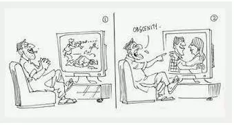 Obscene meaning