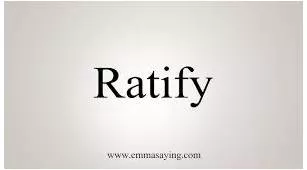 Ratify meaning