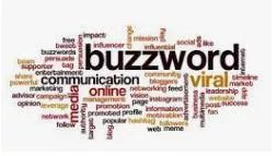 Buzzword - A word or phrase, especially one connected with a particular subject, that has become fashionable and popular and is used a lot in newspapers, etc.