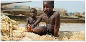 Destitution - the fact of having no money, food and the other things necessary for life
