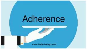 Adherence meaning