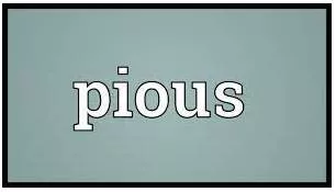 Pious meaning