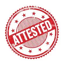 Attested  - To show or prove that something is true