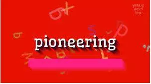 Pioneering  - Introducing ideas and methods that have never been used before.