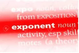 Exponent meaning