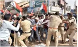 Violent front  on the popular front of india